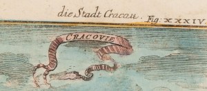 Alain Manesson Mallet (1630 - 1703), Cracovie/ch. De Cracovie, 1686
