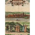 Georg, Franz Georg Braun & Franz Hogenberg, Widok Gdańska (Dantzigt), 1576