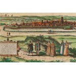 Georg, Franz Georg Braun & Franz Hogenberg, Widok Gdańska (Dantzigt), 1576