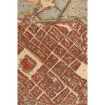 Frans Hogenberg, Georg Braun, Wratislavia - axonometric plan of the city, ca. 1590