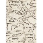 Sebastian Münster (1488 - 1552 ), Map of Poland, 1598