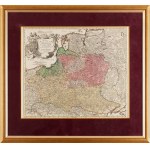 Johann Baptist Homann (1663 - 1724 ), Map of the Lands of the Republic (Regni Poloniae Magnique Ducatus Lithuaniae), after 1729