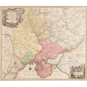 Matthäus Seutter (1678 Augsburg - 1757 Augsburg), Map of the Lower Don, Dnieper and Dniester Rivers (Theatrum belli Rußorum Victoriis illustratum sive Nova et accurata Turcicarum...), after 1741