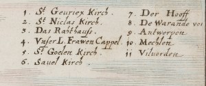 Matthäus Merian (1593 Bazylea - 1650 Schwalbach), Bruksela, około 1640