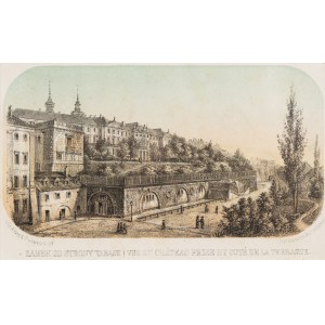 Alfons Matuszkiewicz (1822 - 1876), Zamek od strony tarasu (Vue du château prise du côté de la terrasse), 1859