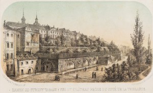 Alfons Matuszkiewicz (1822 - 1876), Zamek od strony tarasu (Vue du château prise du côté de la terrasse), 1859