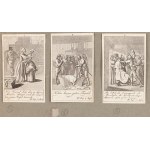 Daniel Mikołaj Chodowiecki (1726 Gdańsk - 1801 Berlin), Ilusracje do Wesołych kumoszek z Windsoru W. Shakespeare`a (11 grafik), 1786