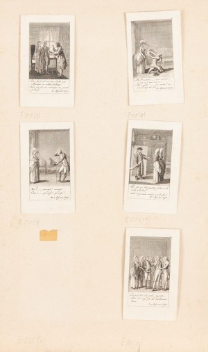 Daniel Mikołaj Chodowiecki (1726 Gdańsk - 1801 Berlin), Ilustracje do komedii 