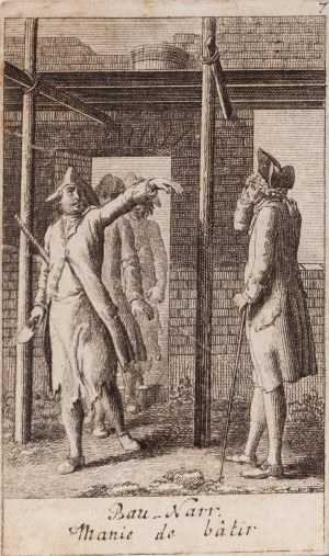 Daniel Mikołaj Chodowiecki (1726 Gdańsk - 1801 Berlin), Szaleństwo budowania, ilustracja do 