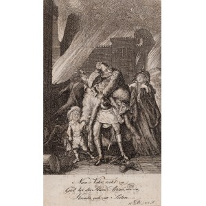 Daniel Mikołaj Chodowiecki (1726 Gdańsk - 1801 Berlin), Illustration to Virgil's Aeneid in Blumenauer's travesty, 1789