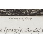 Giovanni Battista Piranesi (1720 Mogliano Veneto - 1778 Rzym), Veduta sul Monte Quirinale del Palazzo dell'Eccellentissima Casa Barberini, 1835-1837