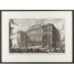 Giovanni Battista Piranesi (1720 Mogliano Veneto - 1778 Rzym), Veduta sul Monte Quirinale del Palazzo dell'Eccellentissima Casa Barberini, 1835-1837