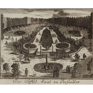 Adam Perelle (1640 - 1695), Der Taffel Saal zu Versailles