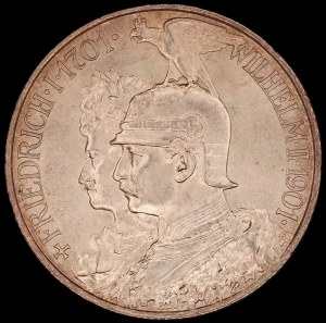 Deutschland. Preußen 2 Mark 1901 A Silber