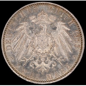Germany. Prussia 2 Marks 1913 A Silver