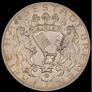 Germany. Bremen 2 Marks 1904 Silver