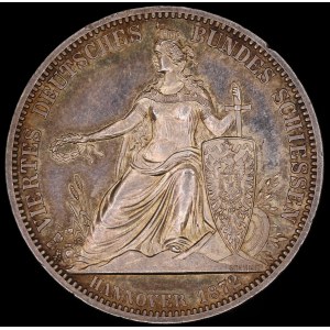Deutschland. Hannoversche Schützenfest-Medaille 1872 Silber