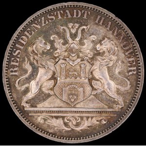 Deutschland. Hannoversche Schützenfest-Medaille 1872 Silber