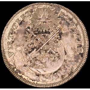 Austria. RDR 3/4 Ducat 1764 Coronation of Joseph II in Frankfurt Silver