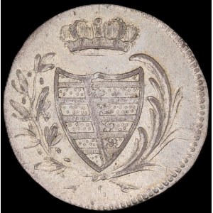 Německo. Saxe Coburg Saalfeld 3 Kreuzer 1805 Stříbro