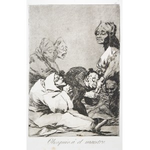 Francisco GOYA Y LUCIENTES (1746-1828), Podarunek dla mistrza, Obsequnio a el Maestro;