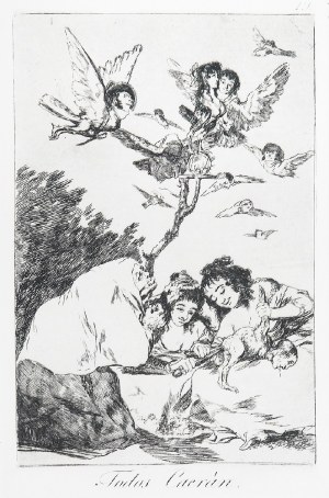 Francisco GOYA Y LUCIENTES (1746-1828), Wszyscy kiedyś upadną, Todos Caeran