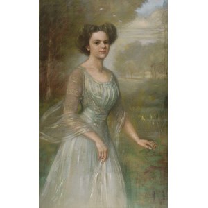 Malarz nieokreślony, XIX / XX w., Portret kobiety