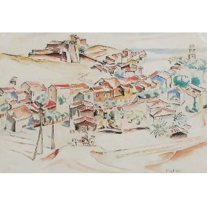 Mela MUTER (1876-1967), Panorama miasta Collioure na południu Francji