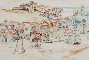 Mela MUTER (1876-1967), Panorama miasta Collioure na południu Francji