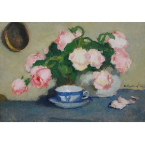 Alfons KARPIŃSKI (1875-1961), Róże, 1934