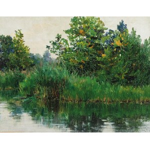 Emil LINDEMAN (1864-circa 1945), Presso lo stagno - Surówka