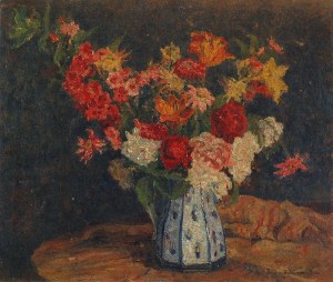 Zofia ALBINOWSKA-MINKIEWICZOWA (1886-1971), Kwiaty w dzbanku