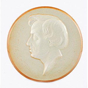 Sylwester MAŃCZAK (1878-1973) - model, Plakieta z profilem Fryderyka Chopina