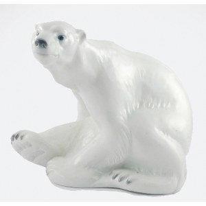 Niels NIELSEN (1872-1921) - model, Figura niedźwiedzia polarnego