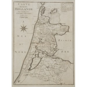 Mapa Holandii (Inwazja angielsko-rosyjska 1799)
