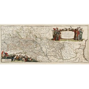 Willem Janszoon BLAEU (1571-1638), Joan BLAEU (1596-1673), Mapa dorzecza Dunaju, od źródeł do ujścia