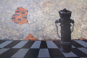 Jan BEMBENISTA (ur. 1962), Hydrant w Nikiszowcu, 2024