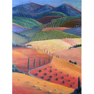 Justyna KIERLAÑCZYK (b. 1985), Lovers in Tuscany, 2023