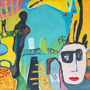 Ewa KRZYWIŃSKA (ur. 1976), City Tour, z cyklu: Fun Fun Collection, 2022