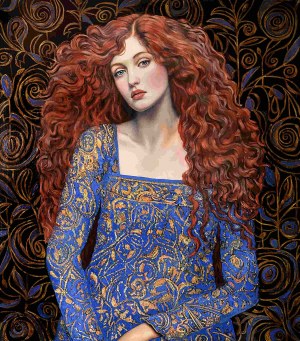 Grażyna Krzemińska, Red-haired beauty, 2024