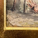 A. Vianelli, Cortile a San Giorgio a Cremano (Courtyard in San Giorgio a Cremano) - Achille Vianelli