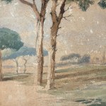 UNIDENTIFIED SIGNATURE, Wooded landscape