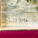 DE ROSA, Portrait of a Noblewoman with Flowers - L. De Rosa