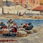 A. VIANELLI, River landscape (Unspecified location) - A. Vianelli