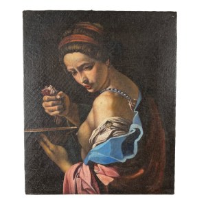 ANONIMO, Ghismonda with the heart of Guiscardo