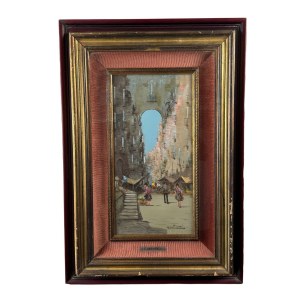 S. VERTICELLI, View of a Neapolitan street - S. Verticelli