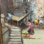 S. VERTICELLI, View of a Neapolitan street - S. Verticelli