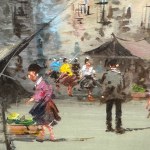 S. VERTICELLI, View of a Neapolitan street - S. Verticelli