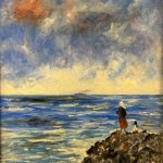 E. LATOUR, Seascape - E. Latour