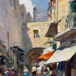ANONIMO, Street scene with characters